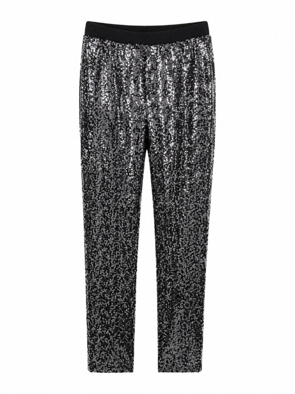 5|48 Millaa Womens Black Sequin Pants Size